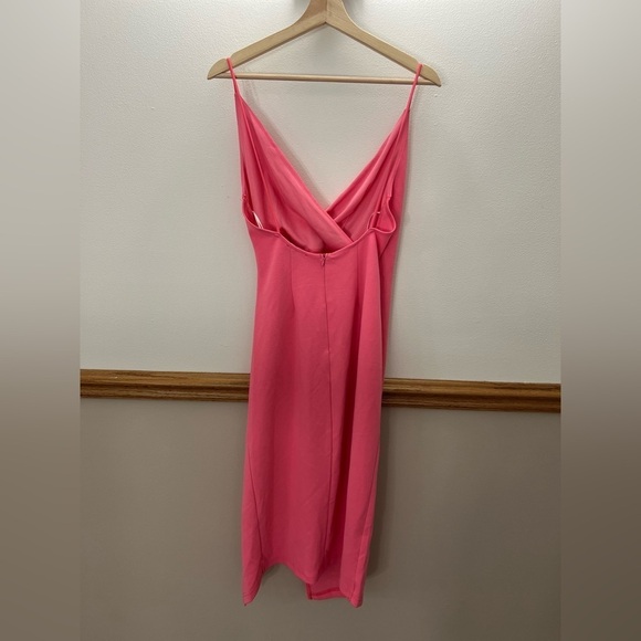 NWT Hello Molly Connecting Steps Midi Dress Pink Size Medium / 6 - Picture 5 of 6